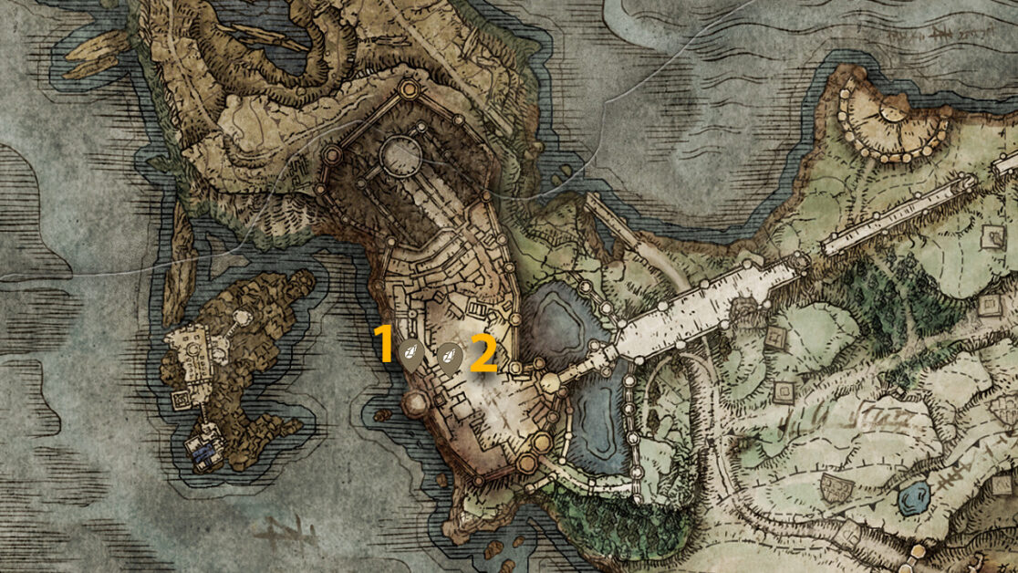 Stormveil Castle Somber Smithing Stone 2 map locations in Elden Ring