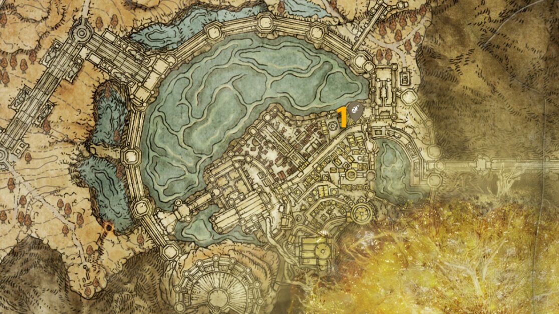 Subterranean Shunning-Grounds Somber Smithing Stone 8 map locations in Elden Ring