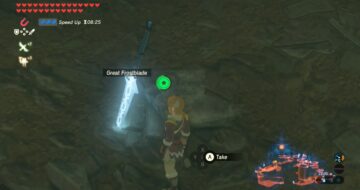 Frost Weapons in Zelda Breath of the Wild