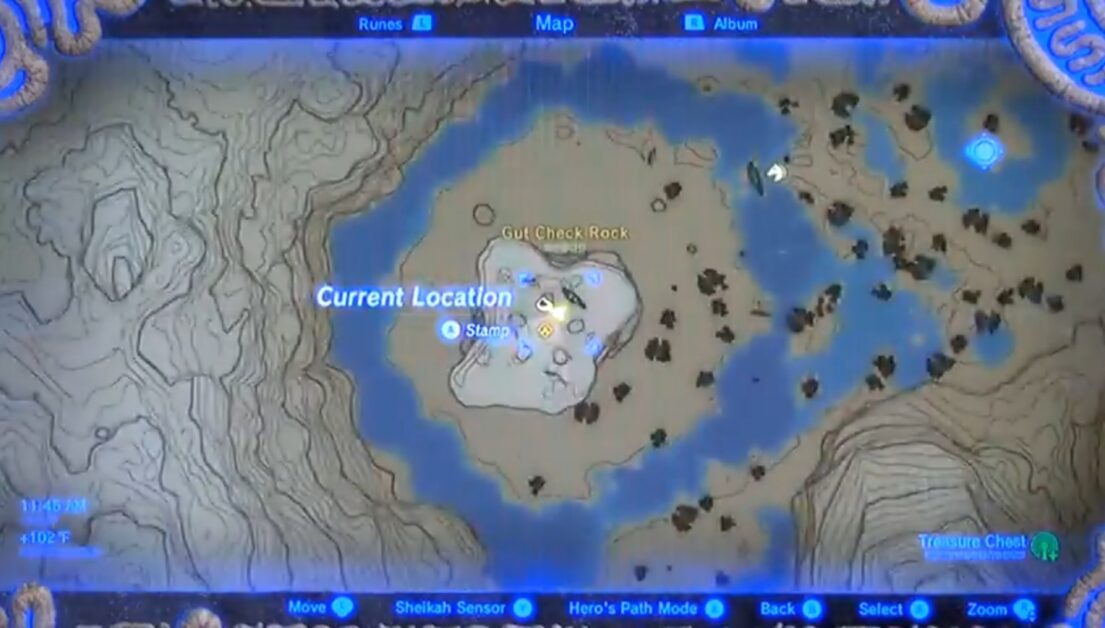 Gorae Torr Shrine Location in Zelda BOTW