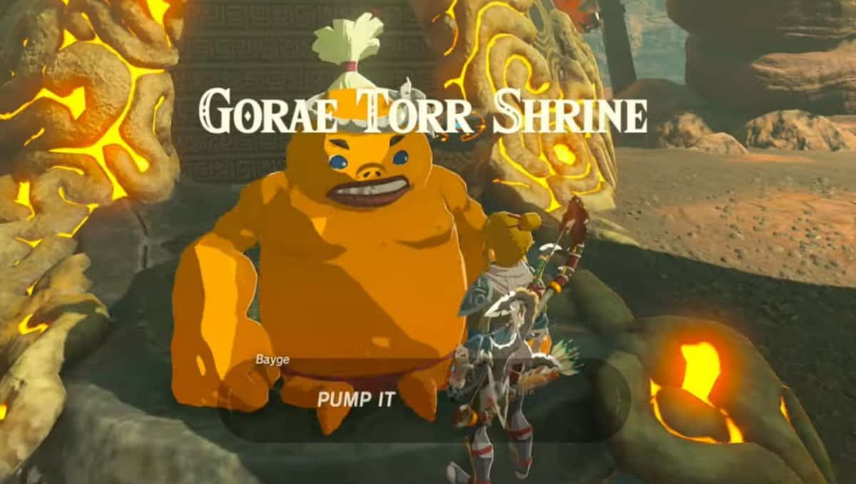 Gorae Torr Shrine in Zelda Breath of the Wild