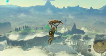Paraglider in Zelda Breath of the Wild
