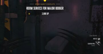 Room Service for Major Booker mission in Dead Island 2