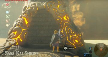 Sasa Kai Shrine in Zelda Breath of the Wild