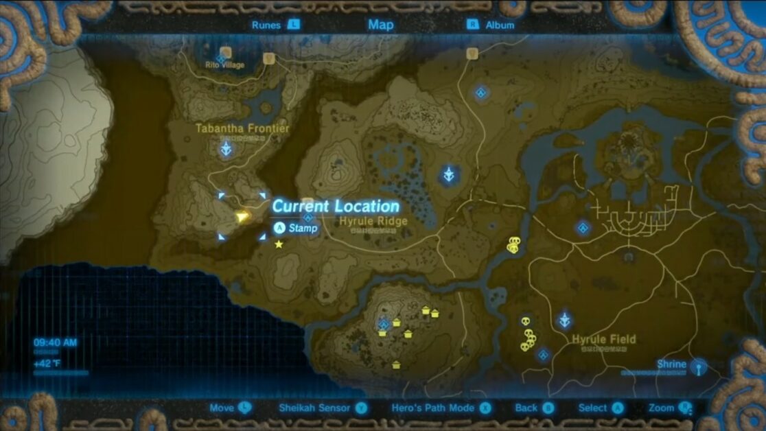 Tena Ko’sah Shrine location in Zelda BOTW