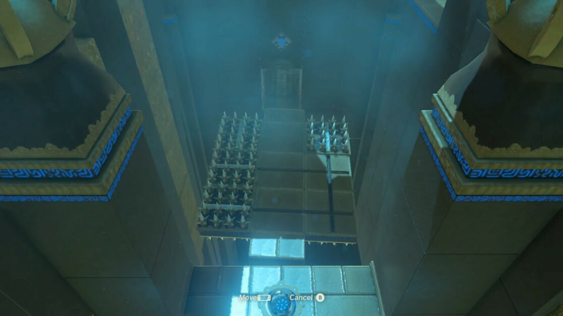 Ze Kasho Shrine first puzzle solution in Zelda BOTW
