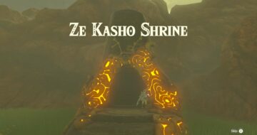 Ze Kasho Shrine in Zelda Breath of the Wild
