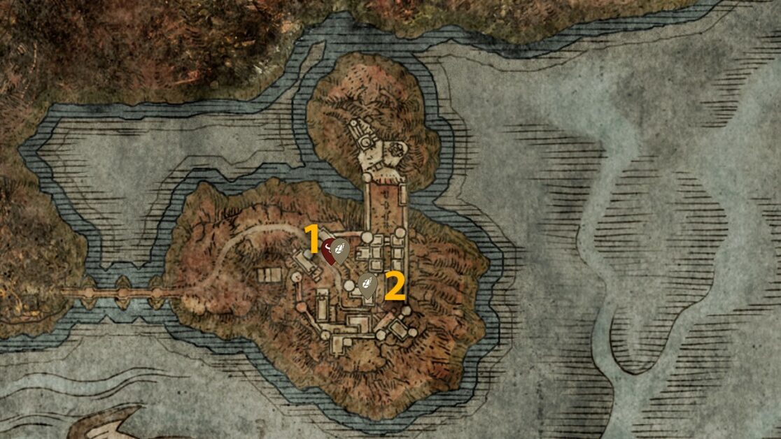 Redmane Castle map locations for Smithing Stones 4