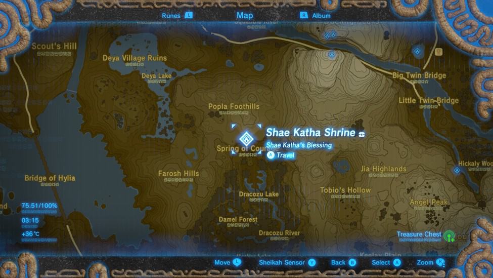 Zelda BOTW Shae Katha shrine
