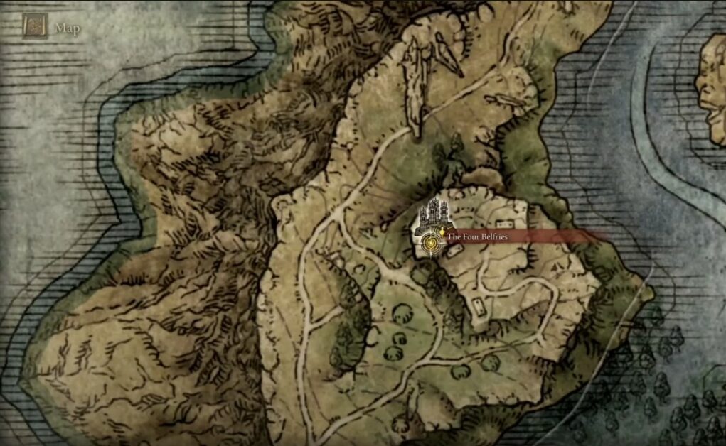 Pearldrake Talisman map location in Elden Ring