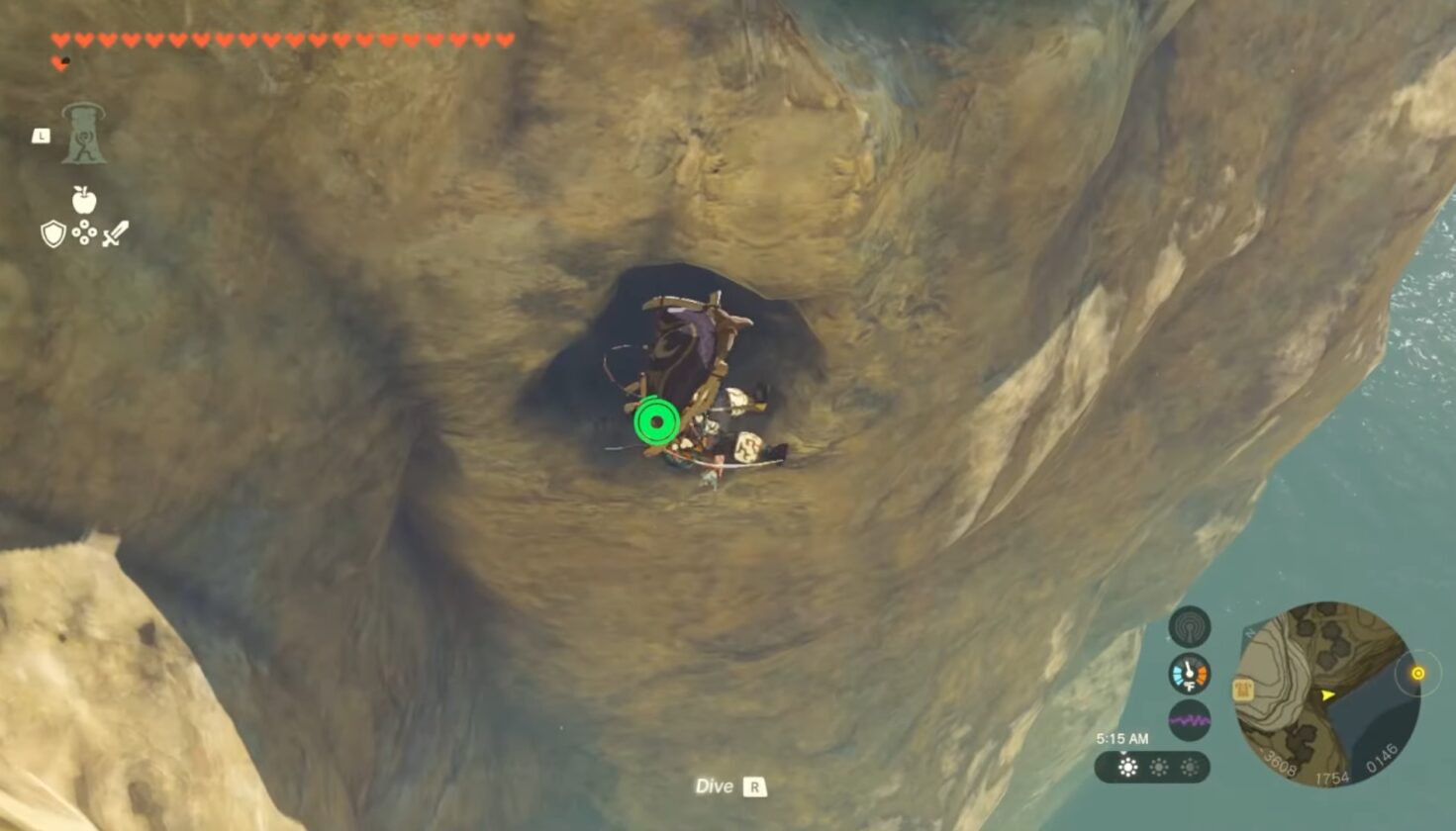 Abandoned Hebra Mine in Zelda TotK