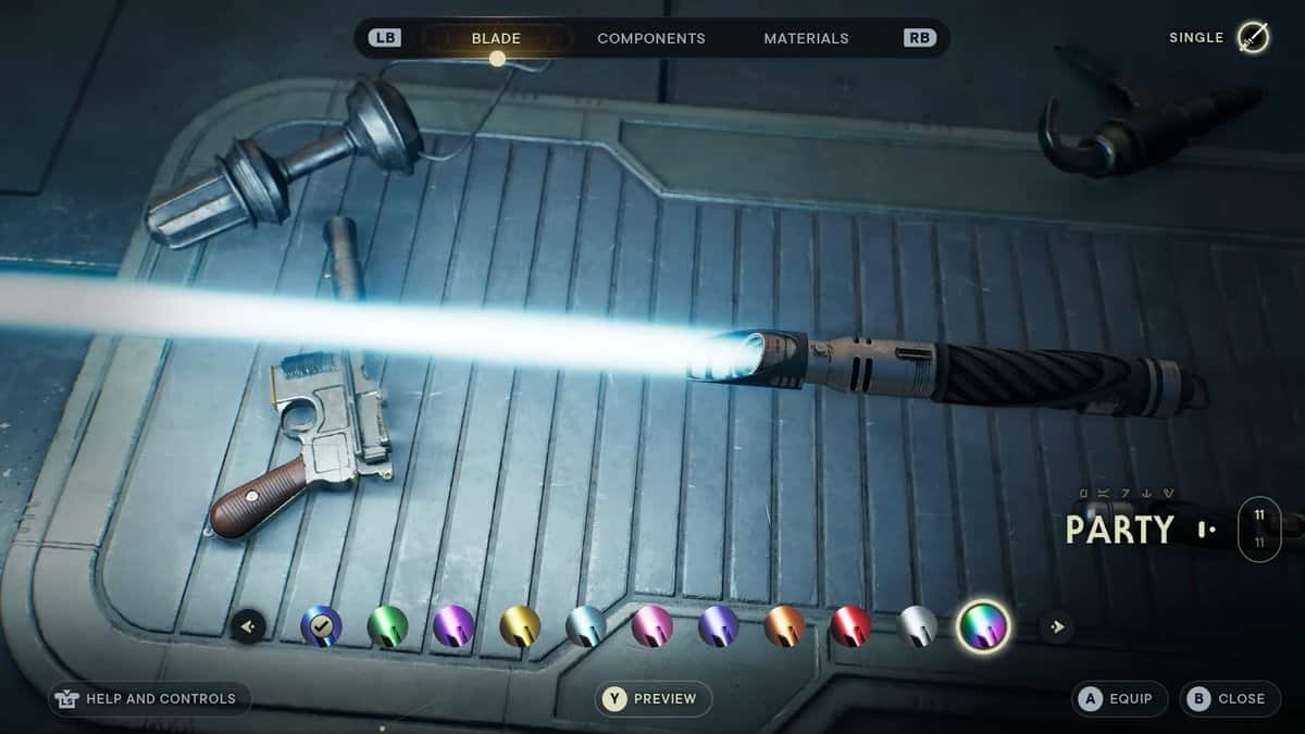 How To Unlock Party Lightsaber In Star Wars Jedi: Survivor