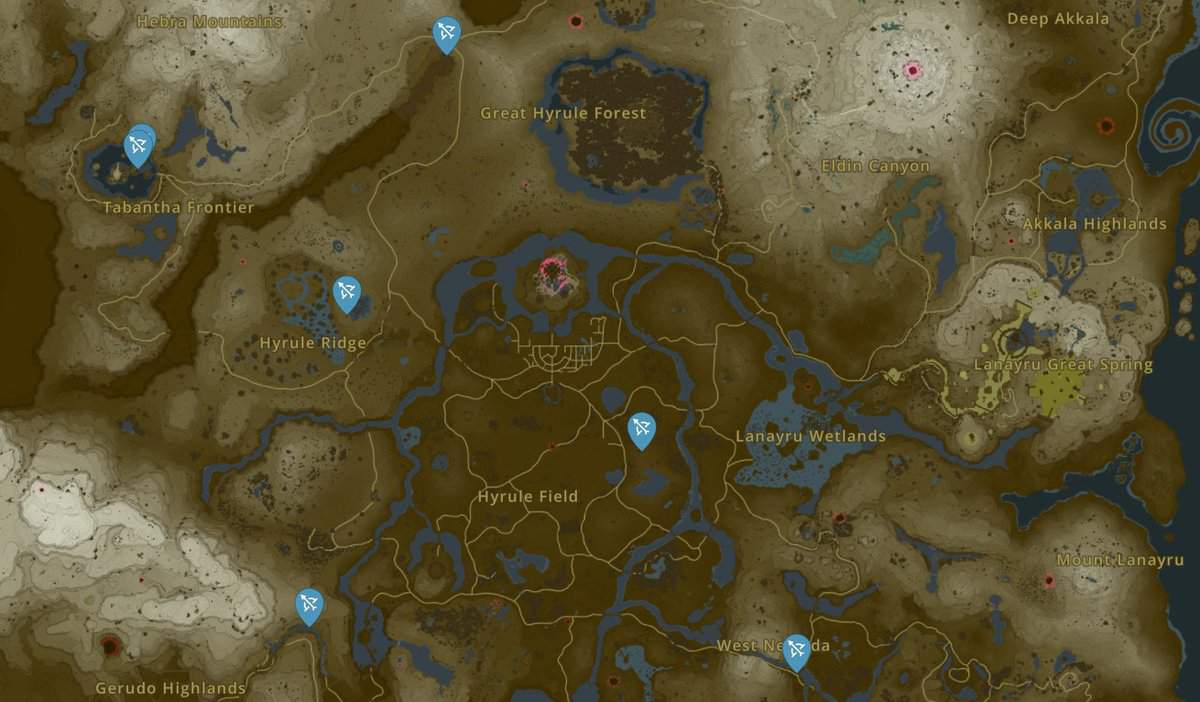 Arrow locations #1 in Zelda TotK