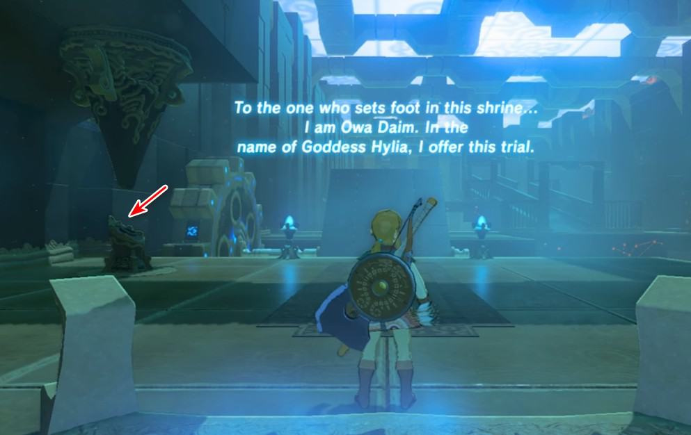 Stasis Rune location in Breath of the Wild