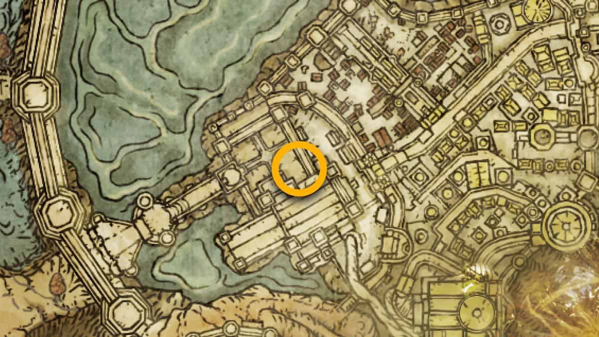 Bloody Wolf Set map location in Elden Ring