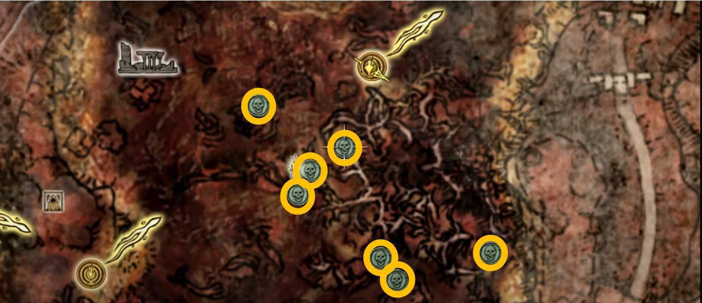 Lesser Cleanrot Knights farming locations in Elden Ring