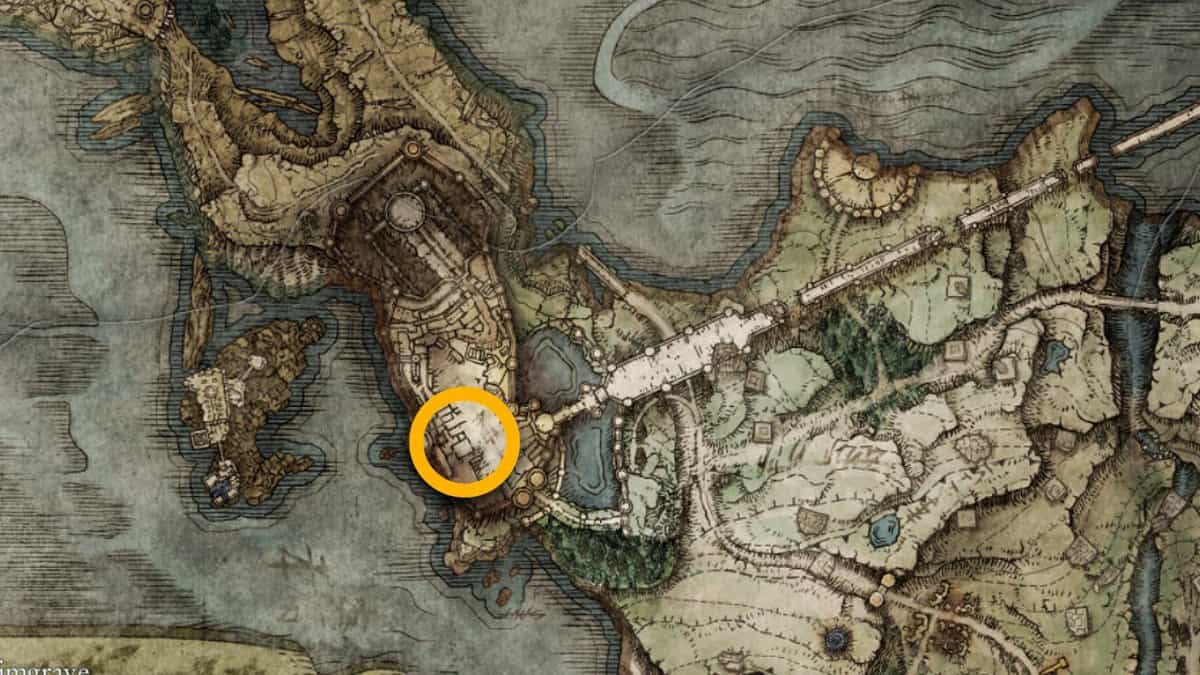Godslayer’s Seal map location in Elden Ring