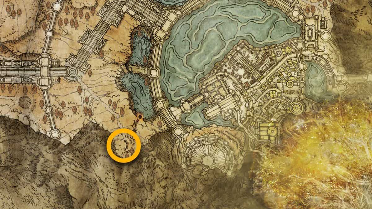 Golden Order Seal map location in Elden Ring