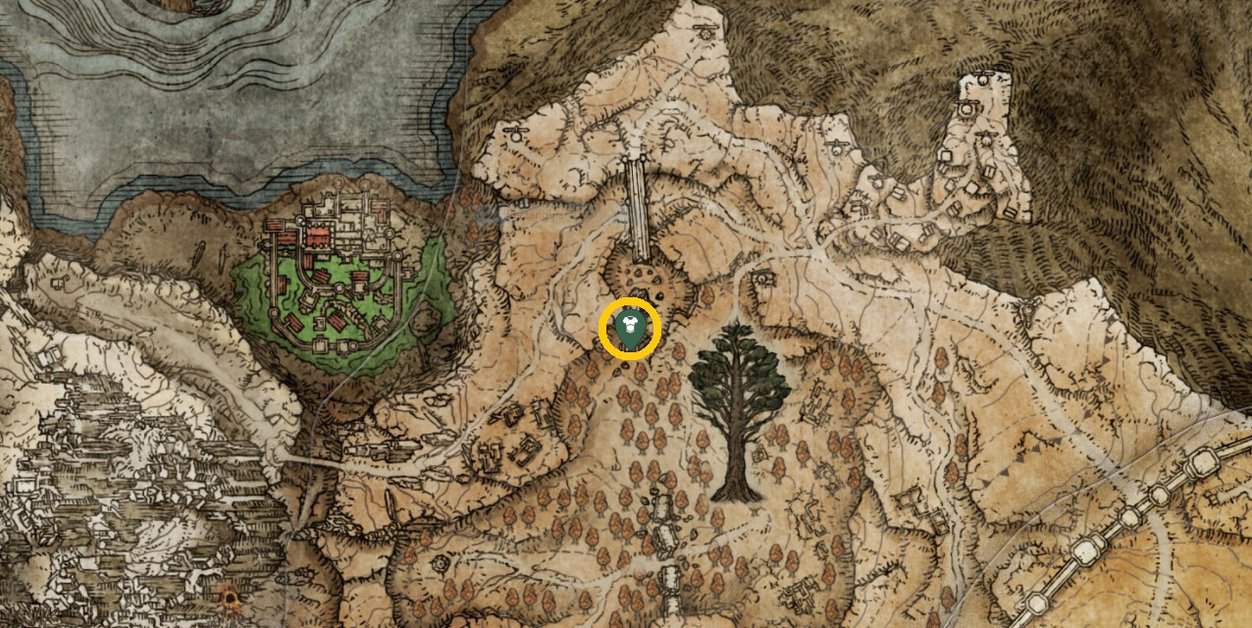 Gold Mask map location in Elden Ring