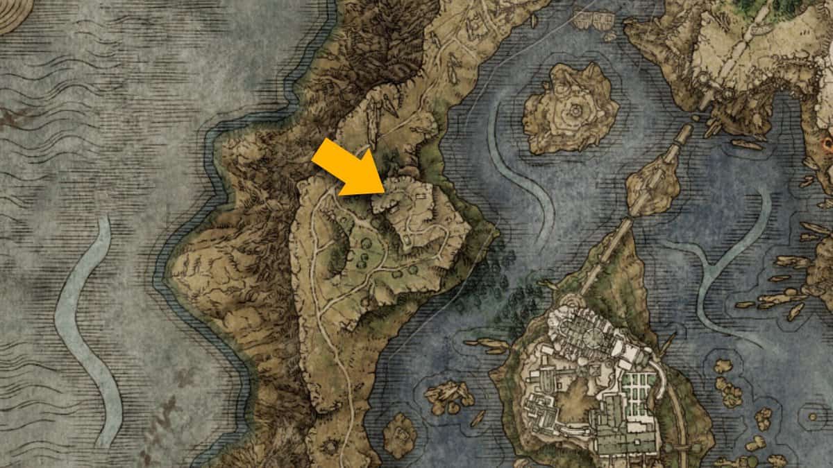 Four Belfries Imbued Sword Key location in Elden Ring