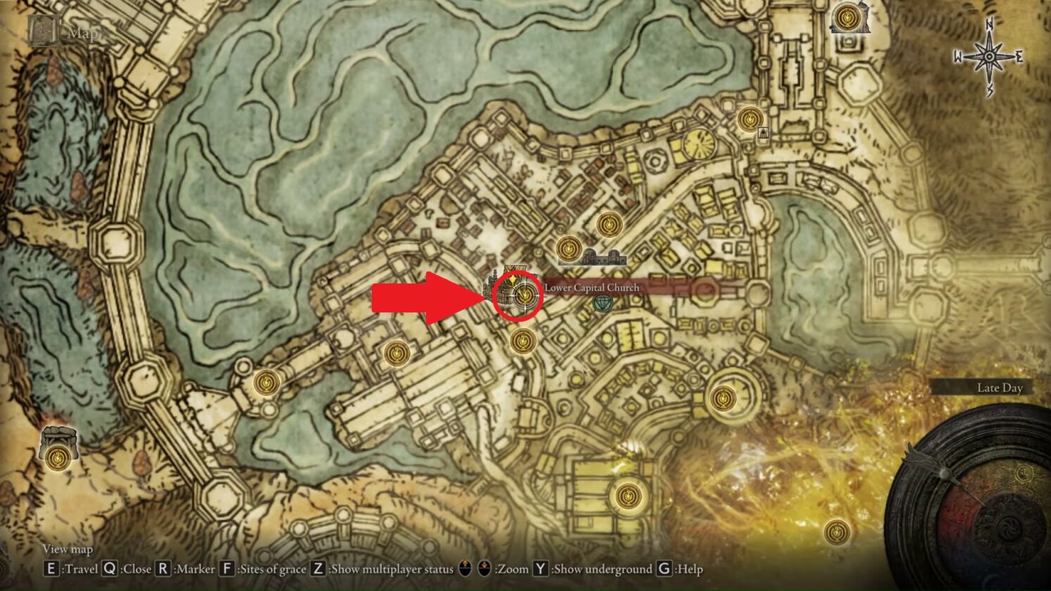 Lionel Set map location in Elden Ring
