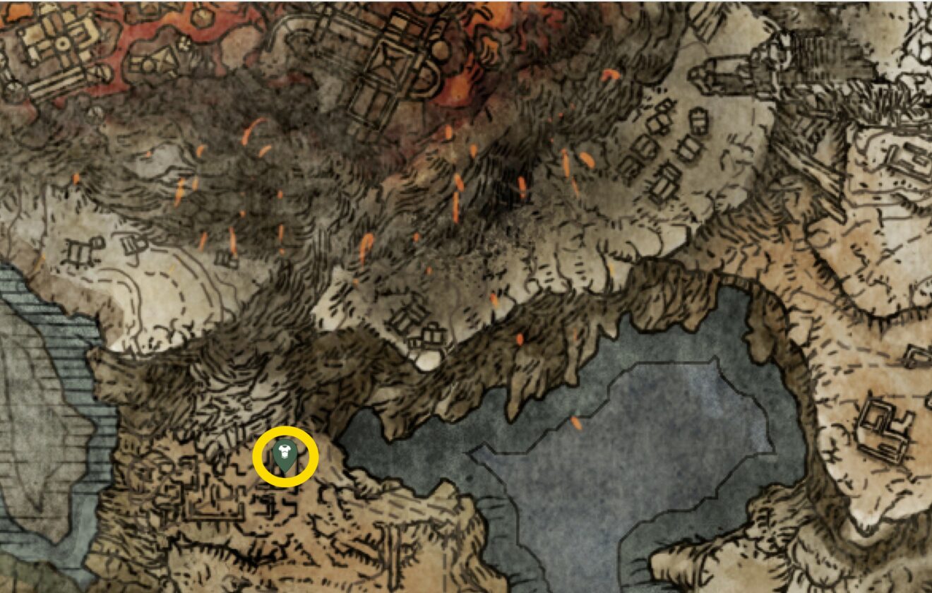 Omenkiller Robe, Golves, and Boots map location in Elden Ring