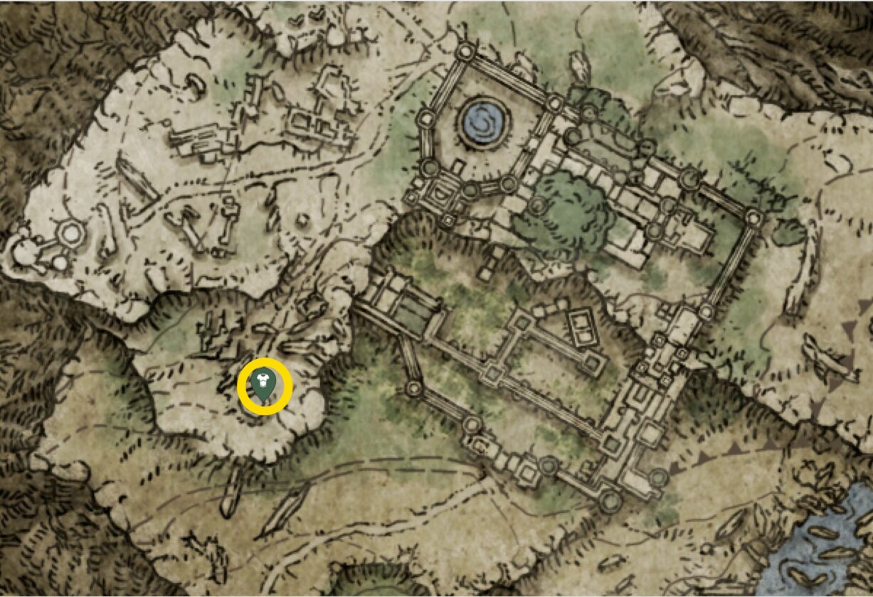Preceptor's Set map location in Elden Ring