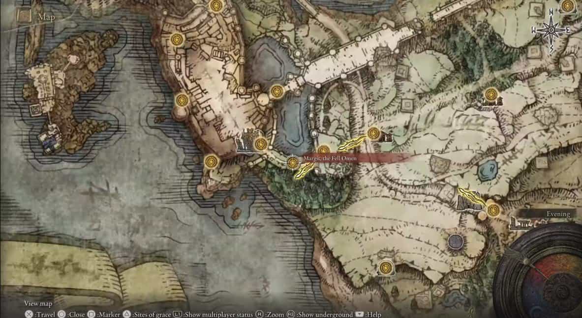 Talisman Pouch map location in Elden Ring