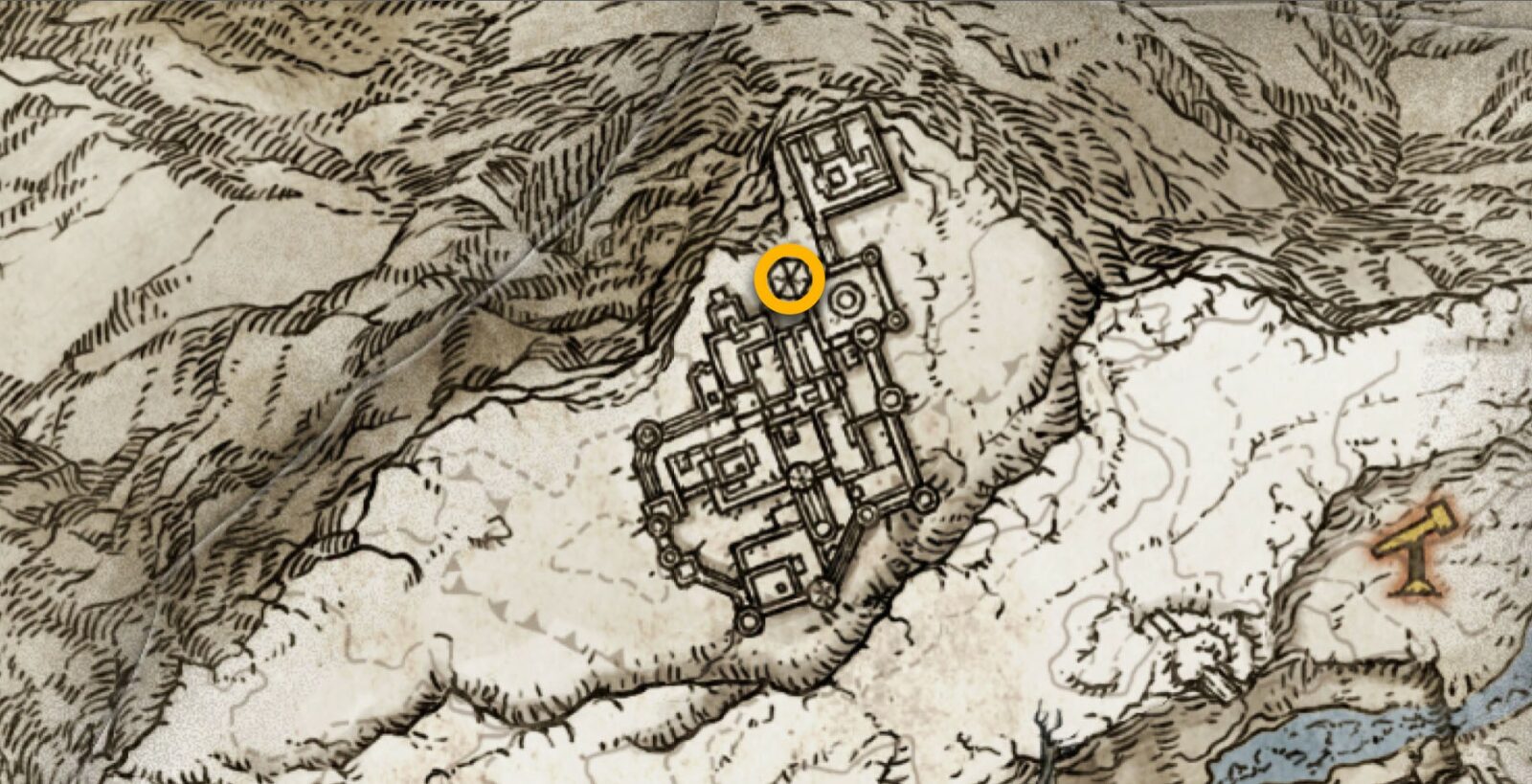 Veteran's Set map location in Elden Ring