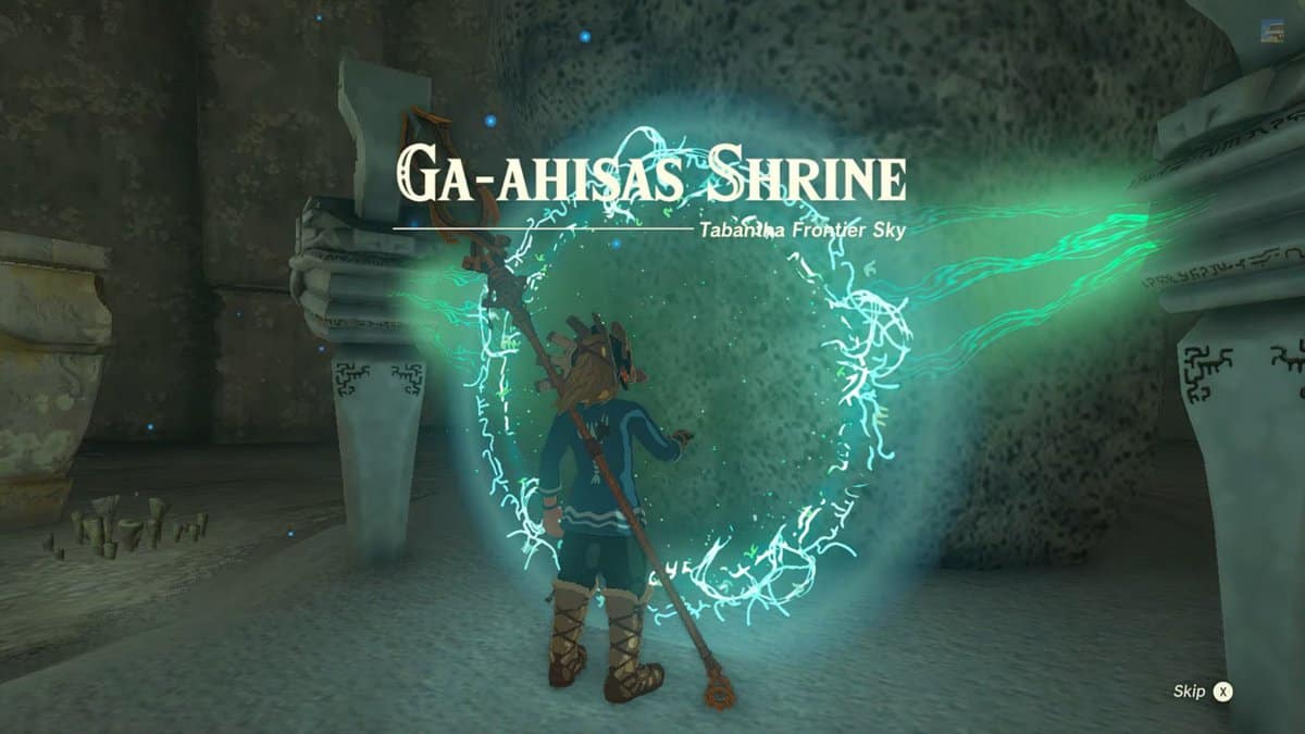 Ga-ahisas Shrine in Zelda Tears of the Kingdom