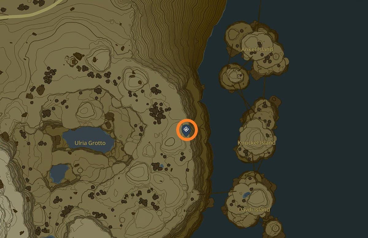 Gatanisis Shrine location in Zelda ToTK