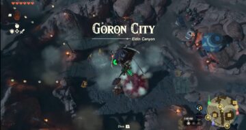 Goron City in Zelda Tears of the Kingdom