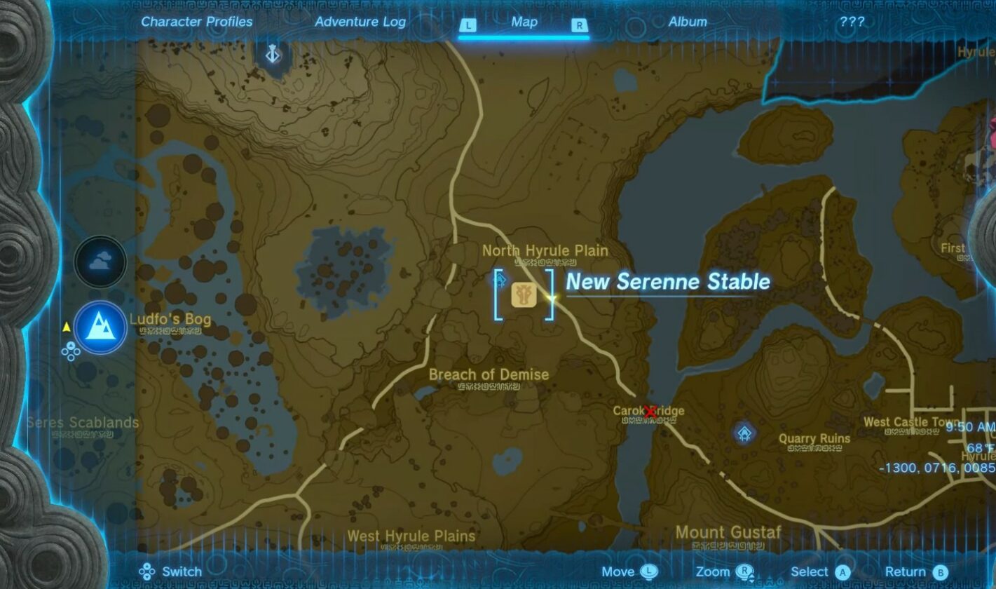 Impa and the Geoglyphs quest location in Zelda TotK