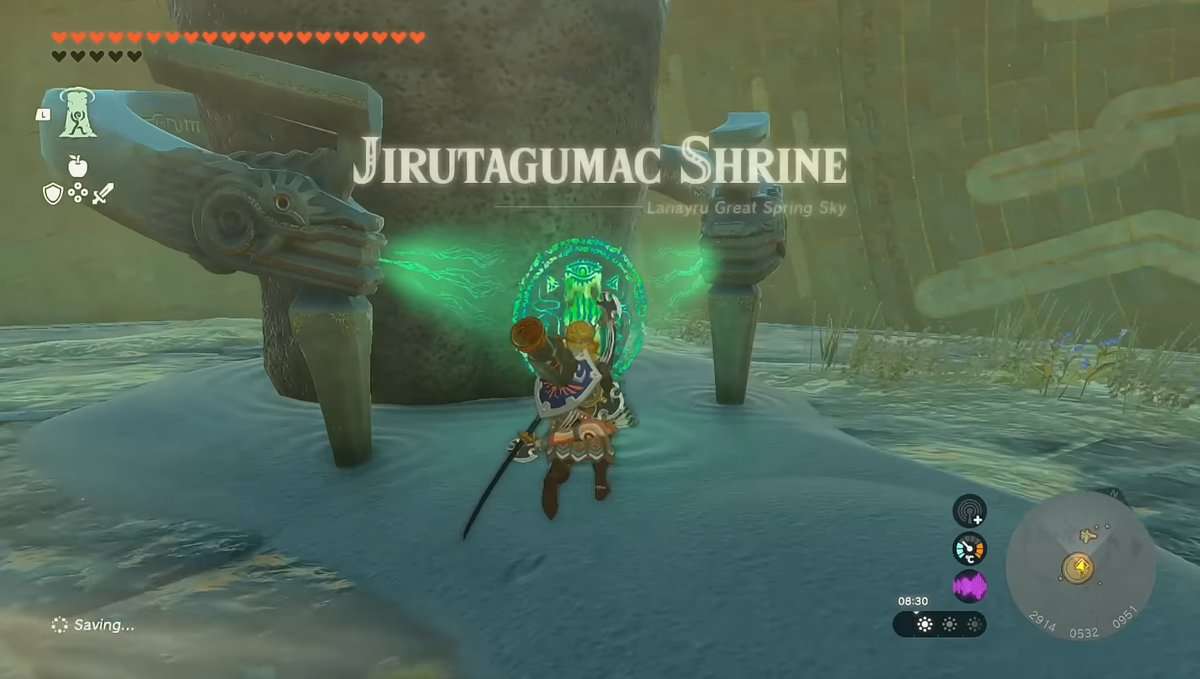 Jirutagumac Shrine in Zelda Tears of the Kingdom