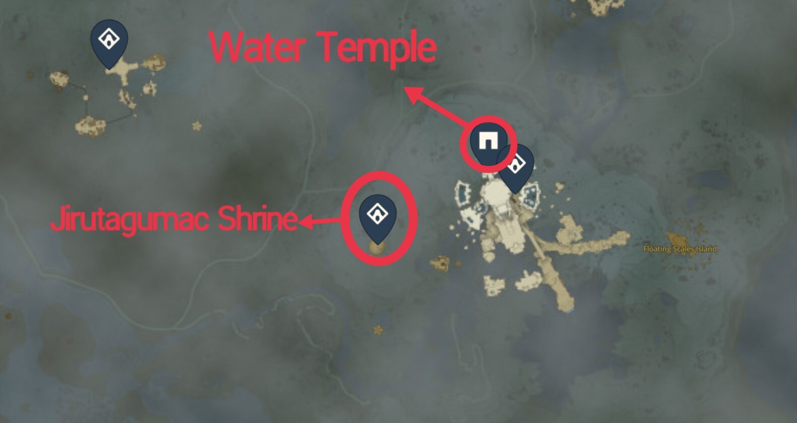 Jirutagumac Shrine location in Zelda TotK