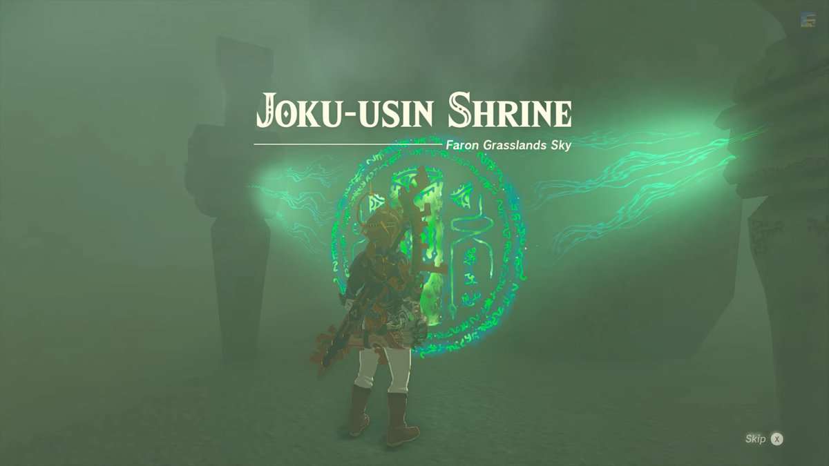 Zelda: Tears Of The Kingdom Joku-Usin Shrine Walkthrough