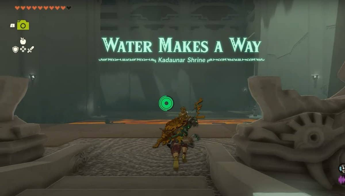 Zelda: Tears Of The Kingdom Kadaunar Shrine Walkthrough