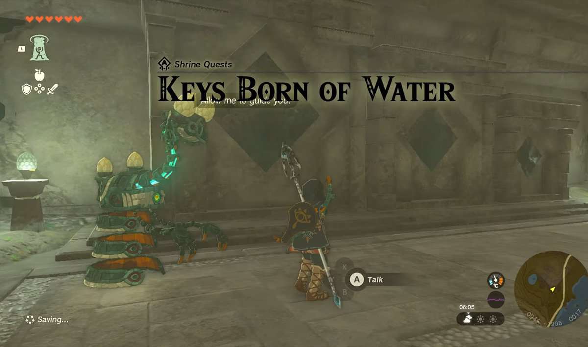 Tears of the Kingdom Keys Born of Water