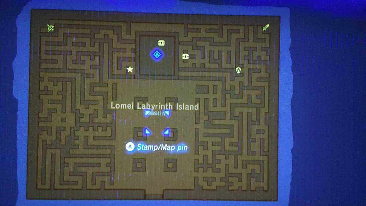 Lomei Labyrinth in Breath of the Wild