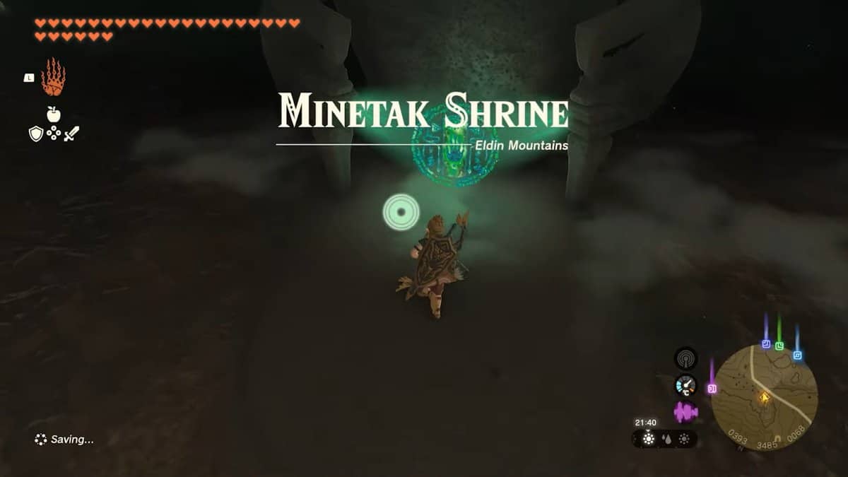 Zelda: Tears Of The Kingdom Minetak Shrine Walkthrough 