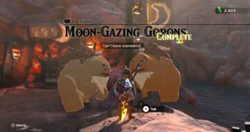 tears of the kingdom moon gazing gorons