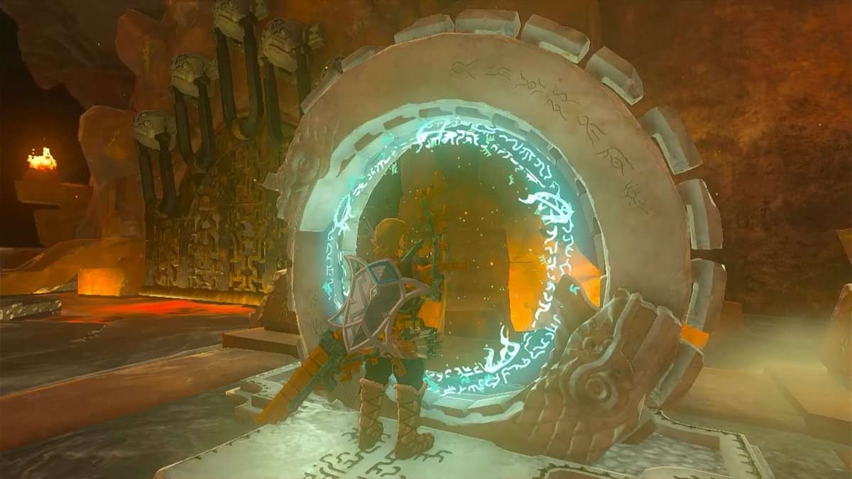 Padlocks in Fire Temple in Zelda TotK