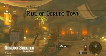 tears of the kingdom riju of gerudo town