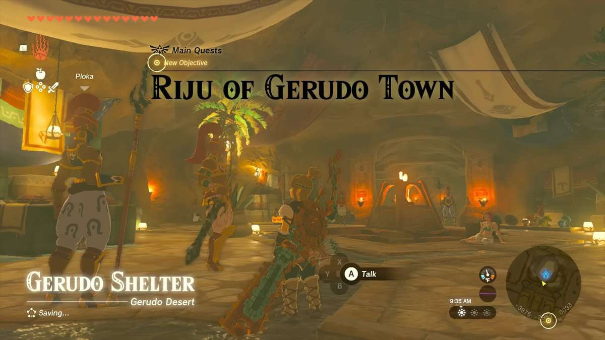 tears of the kingdom riju of gerudo town