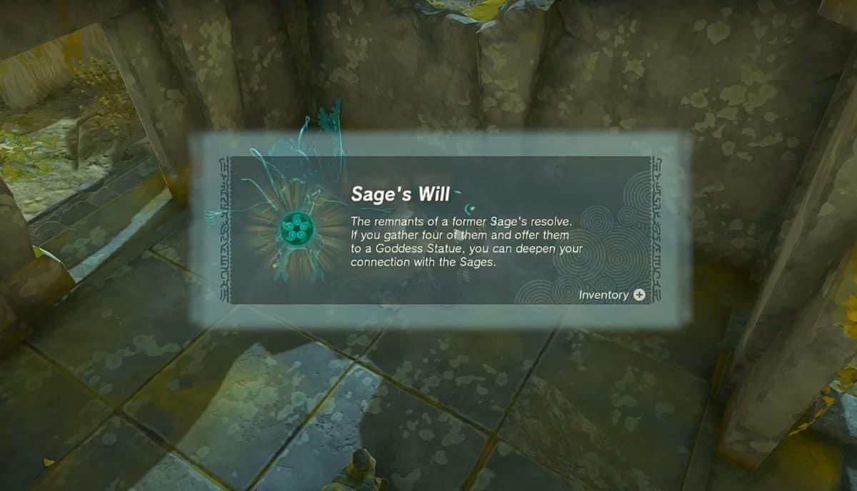 Sage’s Wills in Zelda Tears of the Kingdom