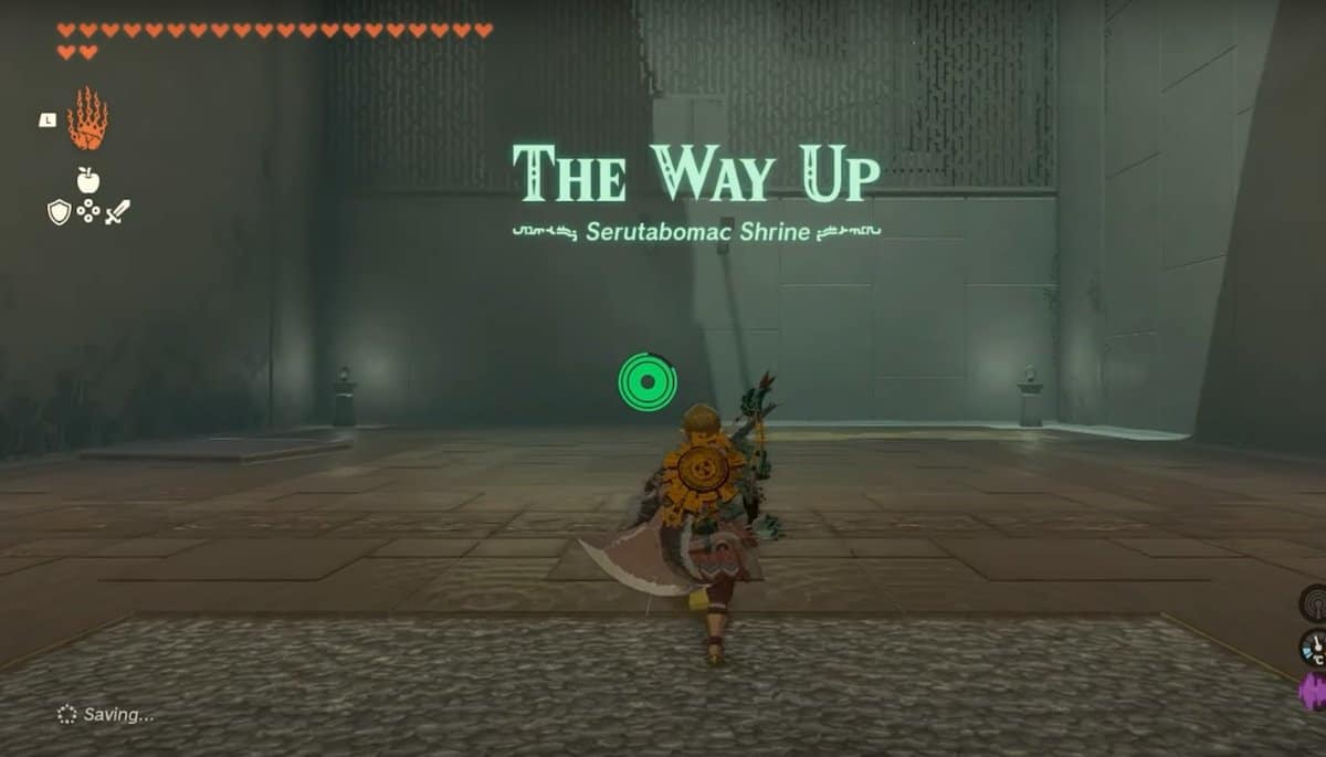 Serutabomac Shrine Walkthrough In Zelda: Tears Of The Kingdom