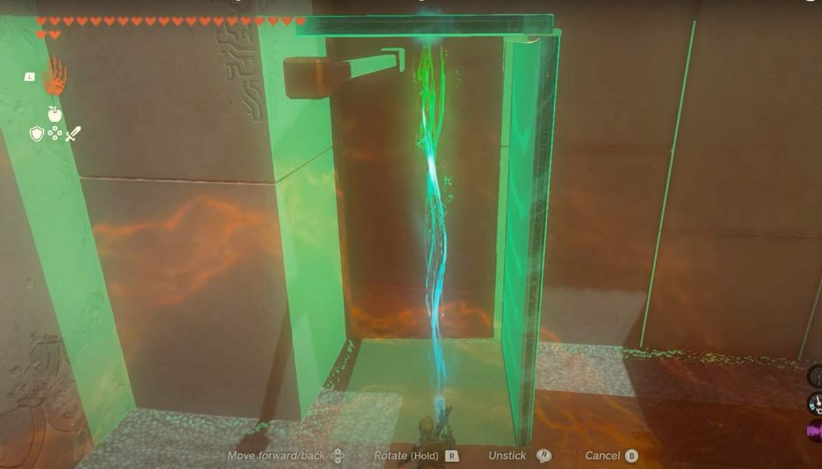 Serutabomac Shrine place the plate on beam in Zelda TotK