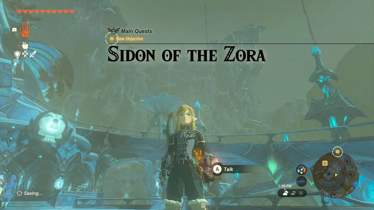 Zelda: Tears Of The Kingdom Sidon Of The Zora Walkthrough
