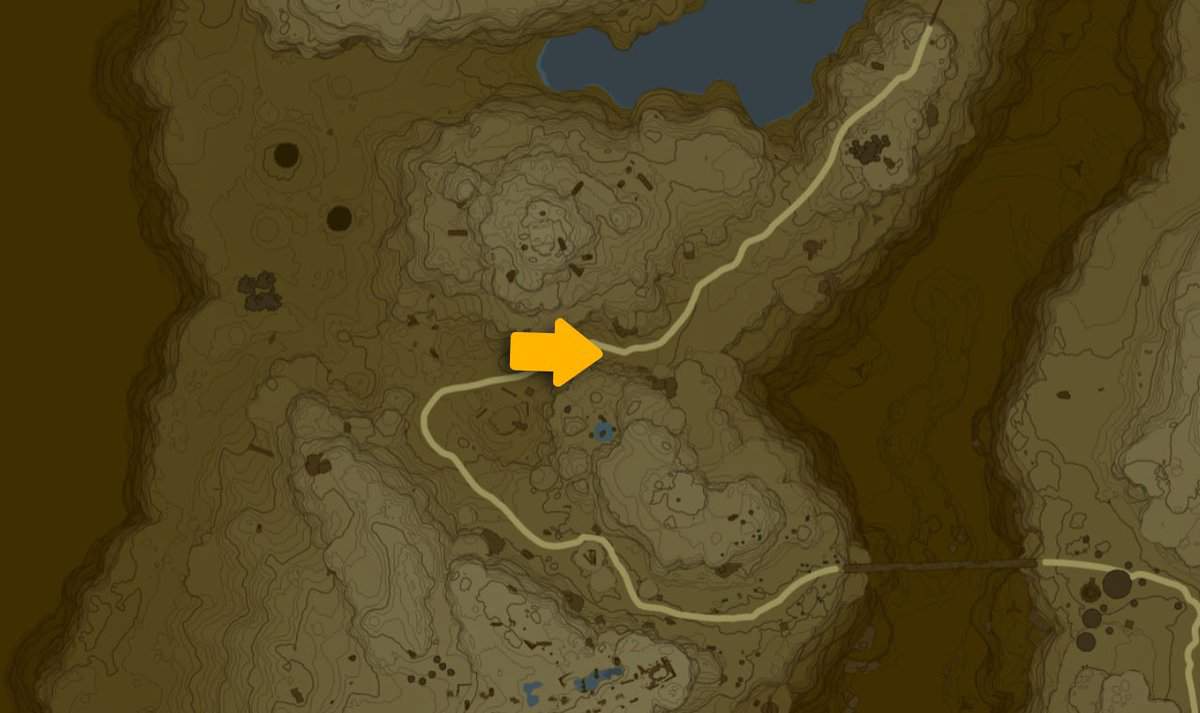Iun-Orok Shrine map location in Tears of the Kingdom