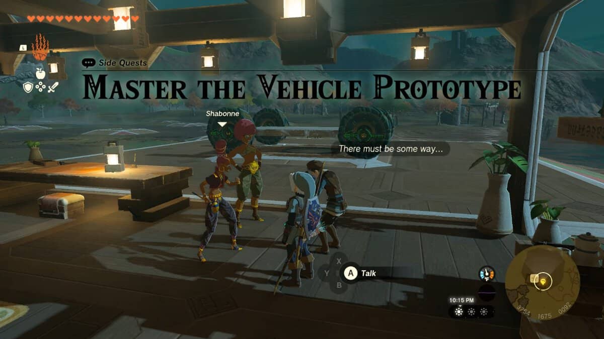 Zelda: Tears Of The Kingdom Master The Vehicle Prototype Walkthrough